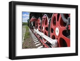 Wheels and Coupling Devices of A Big Locomotive-Sever180-Framed Photographic Print