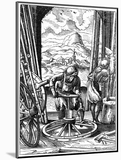 Wheelwright, 16th Century-Jost Amman-Mounted Giclee Print