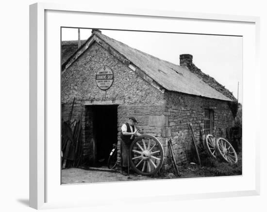 Wheelwright's Barn Shop-null-Framed Photographic Print
