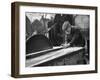 Wheelwright Working with a Circular Saw, February 1935-null-Framed Photographic Print