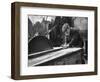 Wheelwright Working with a Circular Saw, February 1935-null-Framed Photographic Print