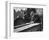 Wheelwright Working with a Circular Saw, February 1935-null-Framed Photographic Print