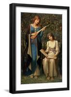 When Apples Were Golden and Songs Were Sweet But Summer Had Passed Away, C.1906-John Melhuish Strudwick-Framed Giclee Print
