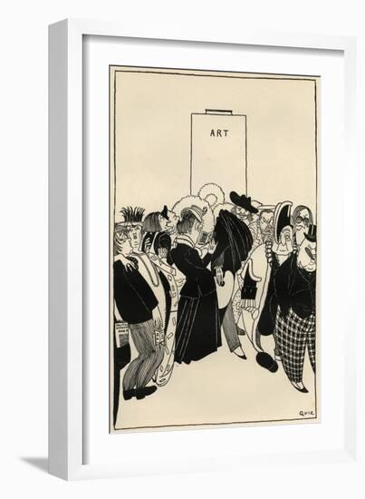 When Art Returns to Work-Powys Evans-Framed Art Print