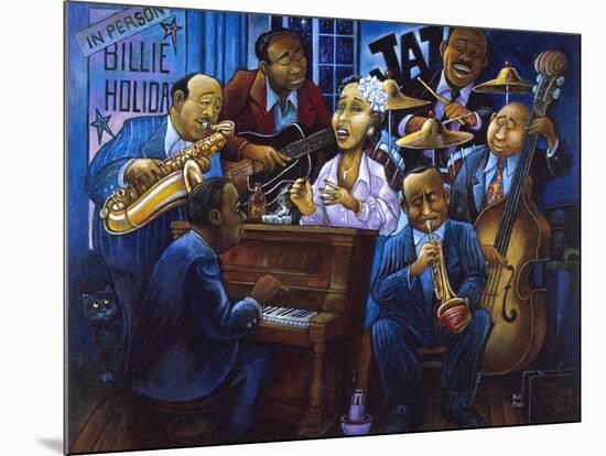 When Billie Sang the Blues-Bill Bell-Mounted Giclee Print