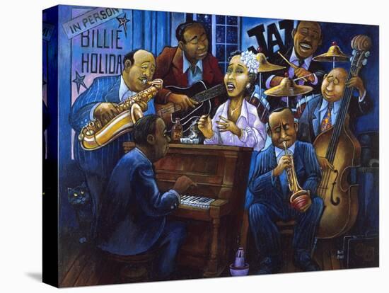 When Billie Sang the Blues-Bill Bell-Stretched Canvas