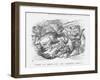 When Cat Meets Cat or Kilkenny Aboo!!!, 1879-Joseph Swain-Framed Giclee Print