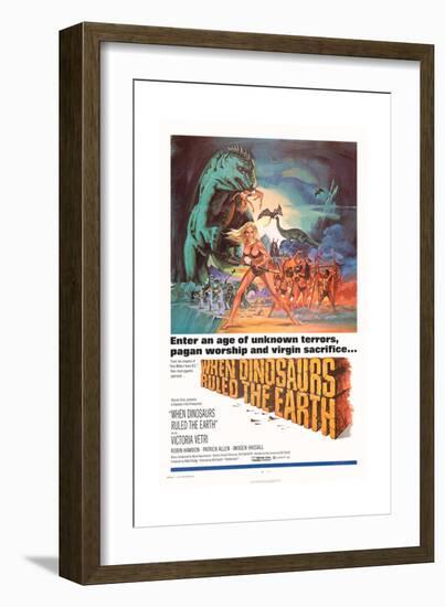 When Dinosaurs Ruled the Earth-null-Framed Art Print