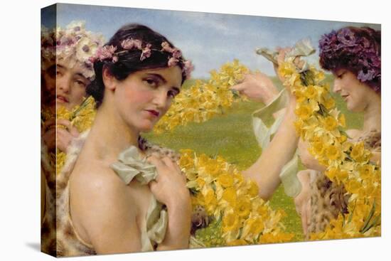 When Flowers Return, c.1911-Sir Lawrence Alma-Tadema-Stretched Canvas