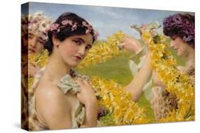 When Flowers Return, c.1911-Sir Lawrence Alma-Tadema-Stretched Canvas