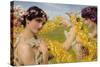 When Flowers Return, c.1911-Sir Lawrence Alma-Tadema-Stretched Canvas