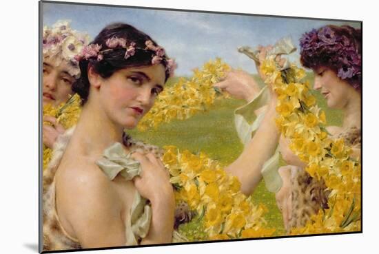 When Flowers Return, c.1911-Sir Lawrence Alma-Tadema-Mounted Giclee Print