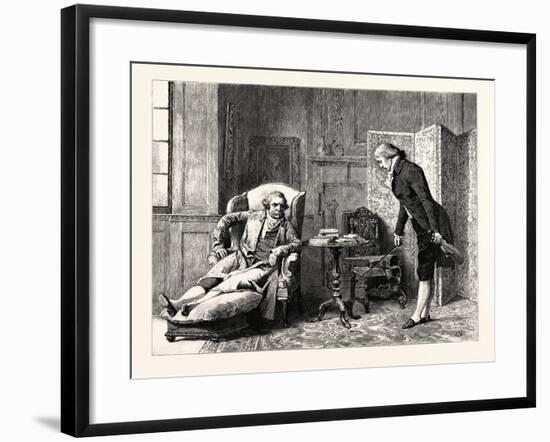 When He Had Finshed He Made a Low Bow Holding the Violin in One Hand and the Bow in Another-null-Framed Giclee Print