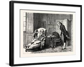 When He Had Finshed He Made a Low Bow Holding the Violin in One Hand and the Bow in Another-null-Framed Giclee Print