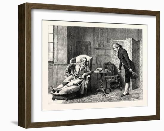 When He Had Finshed He Made a Low Bow Holding the Violin in One Hand and the Bow in Another-null-Framed Giclee Print