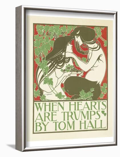 When Hearts Are Trumps By Tom Hall-Will Bradley-Framed Art Print