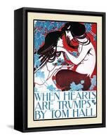 When Hearts are Trumps by Tom Hall-Will Bradley-Framed Stretched Canvas
