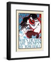 When Hearts are Trumps by Tom Hall-Will Bradley-Framed Art Print