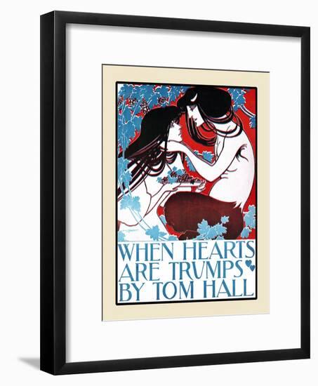 When Hearts are Trumps by Tom Hall-Will Bradley-Framed Art Print