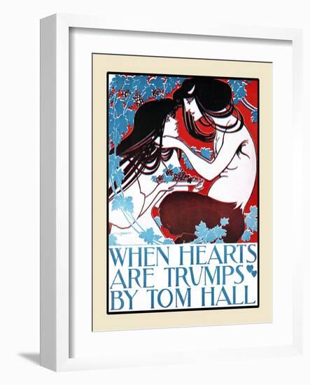 When Hearts are Trumps by Tom Hall-Will Bradley-Framed Art Print