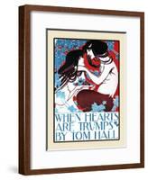 When Hearts are Trumps by Tom Hall-Will Bradley-Framed Art Print