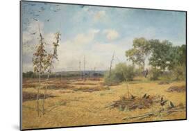 When Hops are Housed and Gardens Bare, 1888 (W/C and Gouache)-Maud Naftel-Mounted Giclee Print