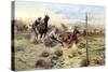 When Horse Flesh Comes High-Charles Marion Russell-Stretched Canvas