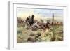 When Horse Flesh Comes High-Charles Marion Russell-Framed Art Print