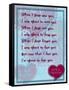 When I First Saw You-Cathy Cute-Framed Stretched Canvas