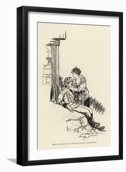 When I Recovered My Wits I Found That Carmen Was Still with Me-René Bull-Framed Giclee Print