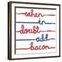 When In Doubt-Kristine Hegre-Framed Giclee Print