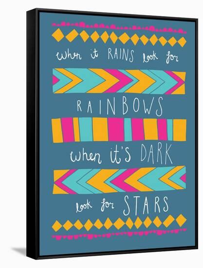 When it Rains-Susan Claire-Framed Stretched Canvas