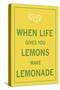 When Life Gives You Lemons-The Vintage Collection-Stretched Canvas