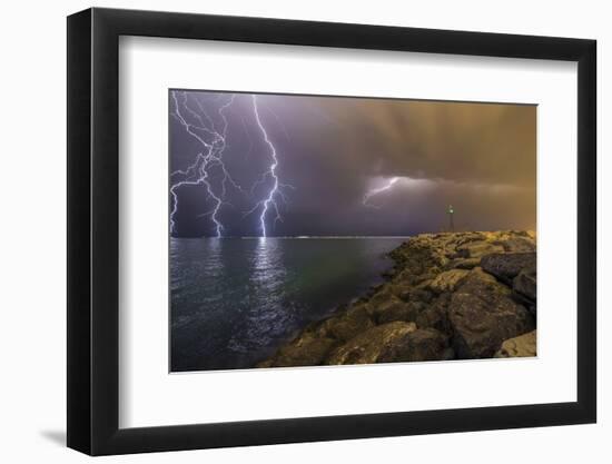 When Lightning Strikes-Mehdi Momenzadeh-Framed Premium Photographic Print