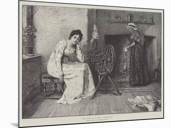 When Lubin Is Away-George Goodwin Kilburne-Mounted Giclee Print