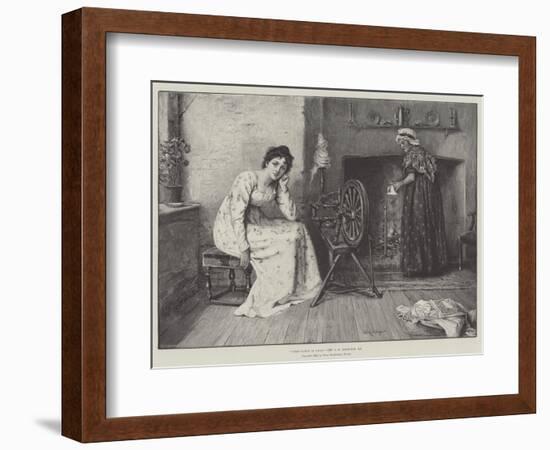 When Lubin Is Away-George Goodwin Kilburne-Framed Giclee Print