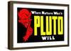 When Nature Won't Pluto Will-Curt Teich & Company-Framed Premium Giclee Print