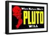 When Nature Won't Pluto Will-Curt Teich & Company-Framed Art Print