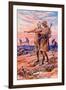 When Night Sets in the Sun Is Down' - British Wwi Postcard Published on Behalf of the National…-Richard Caton Woodville II-Framed Giclee Print