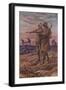 When Night Sets in the Sun Is Down-Richard Caton Woodville II-Framed Giclee Print