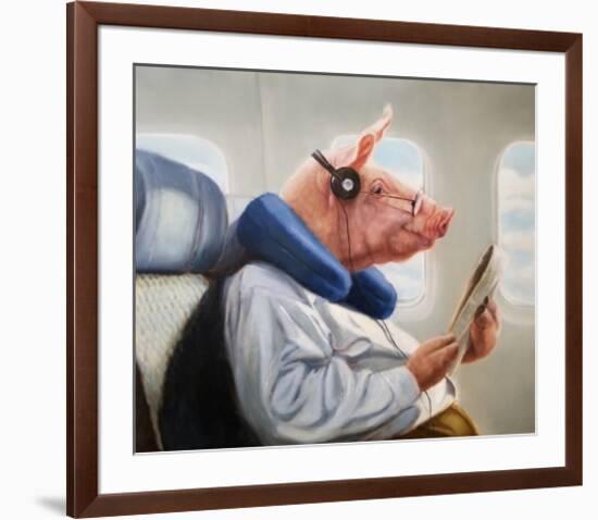 When Pigs Fly No. 2-Lucia Heffernan-Framed Art Print