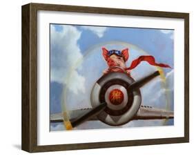 When Pigs Fly-Lucia Heffernan-Framed Art Print