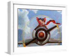 When Pigs Fly-Lucia Heffernan-Framed Art Print