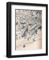 When School Began as We Remembered, C1890-Frederick Richardson-Framed Premium Giclee Print