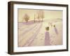 When Snow the Pasture Sheets-Joseph Farquharson-Framed Giclee Print