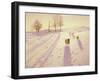 When Snow the Pasture Sheets-Joseph Farquharson-Framed Giclee Print