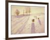 When Snow the Pasture Sheets-Joseph Farquharson-Framed Giclee Print