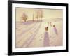 When Snow the Pasture Sheets-Joseph Farquharson-Framed Giclee Print