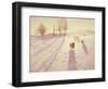 When Snow the Pasture Sheets-Joseph Farquharson-Framed Giclee Print