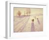 When Snow the Pasture Sheets-Joseph Farquharson-Framed Giclee Print